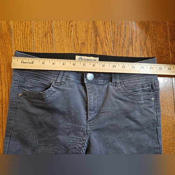 Democracy Jeans Womens Size 6 Gray Ab Technology Low Rise Stretch - Picture 4 of 7